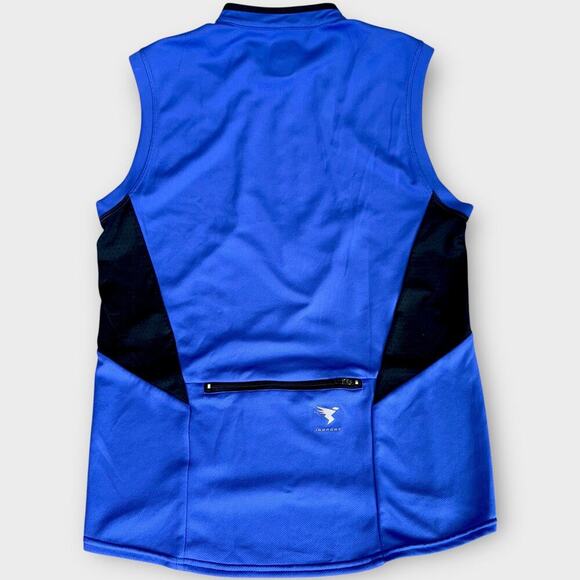 INSPORT Vintage Sleeveless Half Zip Cycling Bike Shirt Jersey Size S Colorblock - Picture 2 of 11
